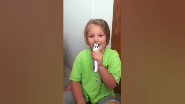 Erica Oneal singing her song that she made up