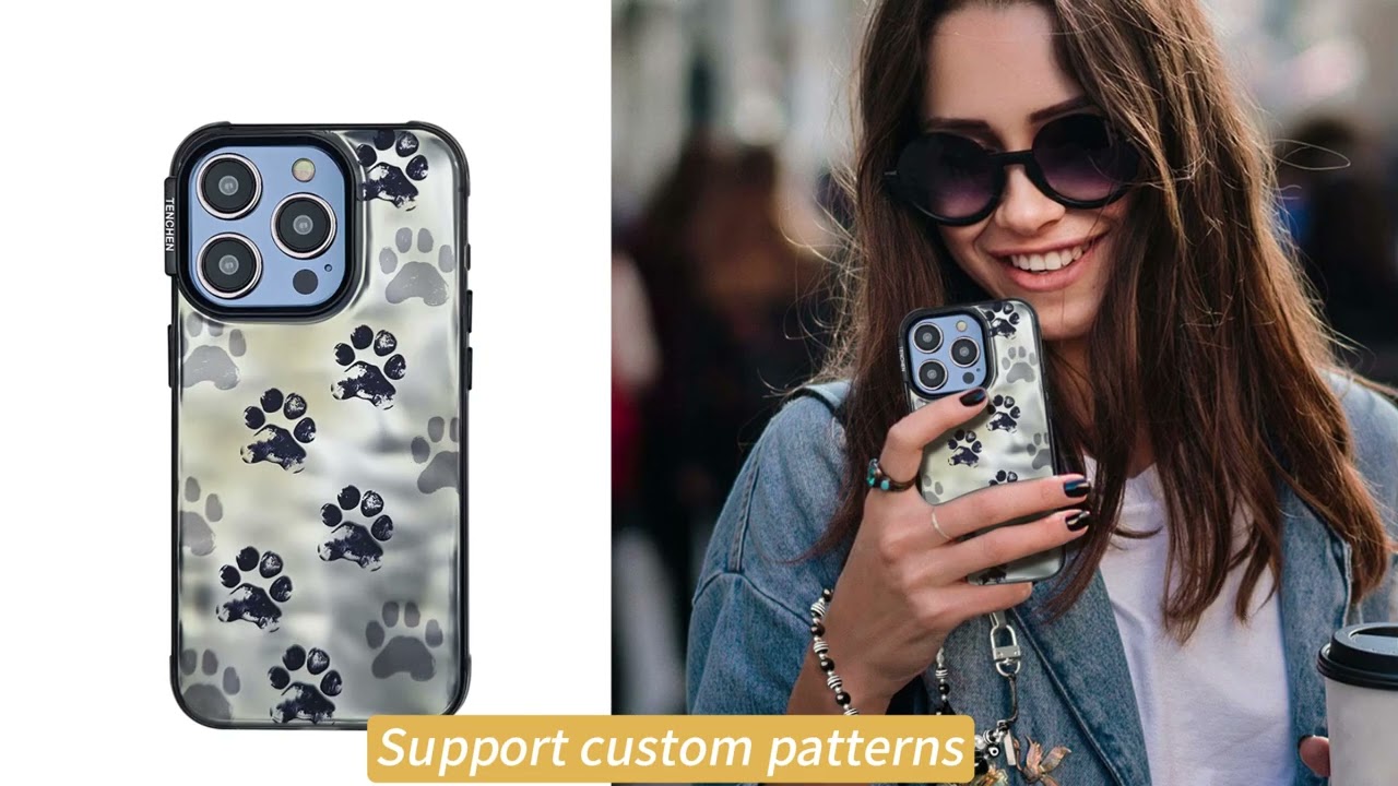 Unveil the Magic: TenChen 3D Water Ripple Design Phone Case | Advanced IMD Printing Technology