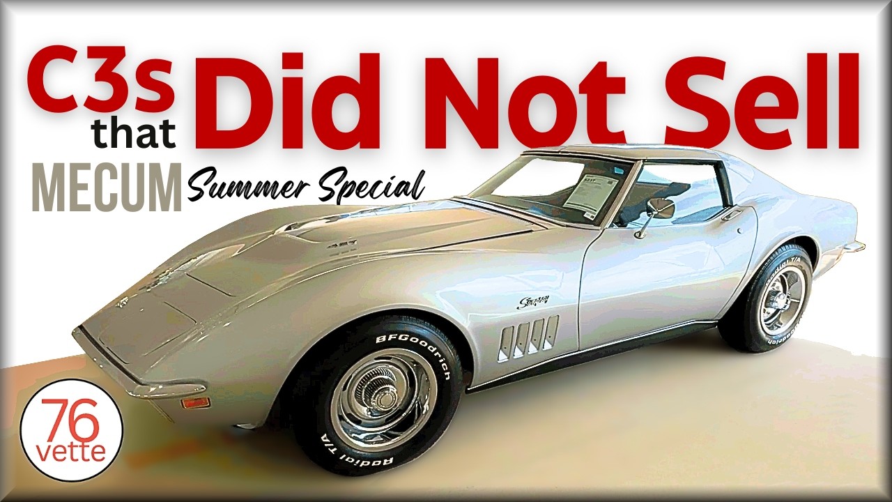 C3 Corvettes that DID NOT SELL at Mecum
