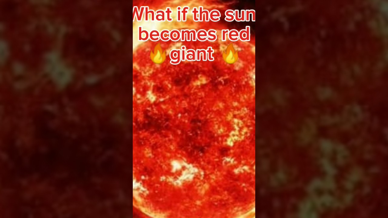 What if the sun becomes a red giant !☀️🤯