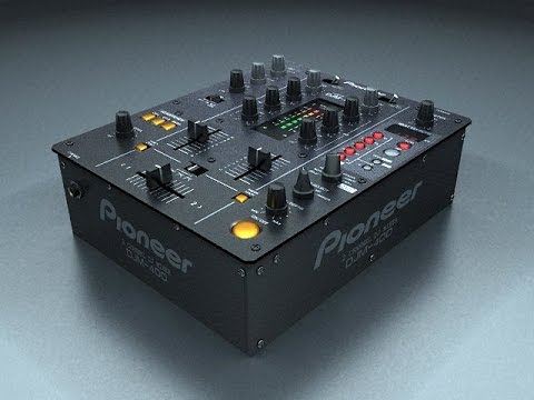3D Model Sound Mixer DJM400 at 3DExport.com