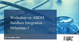 #Workshop on M1 & #sandbox overview #ABDM #DigitalHealth screenshot 5