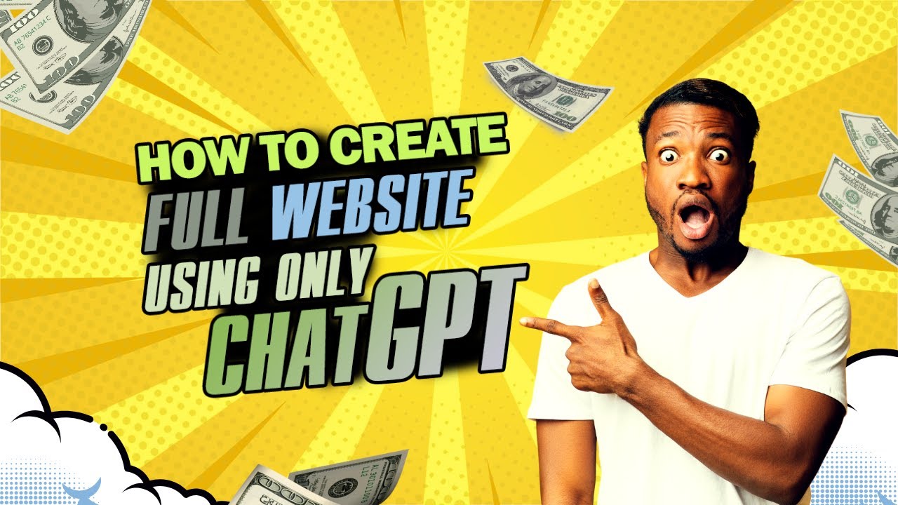 How to create complete website using ChatGPT html css js - YouTube