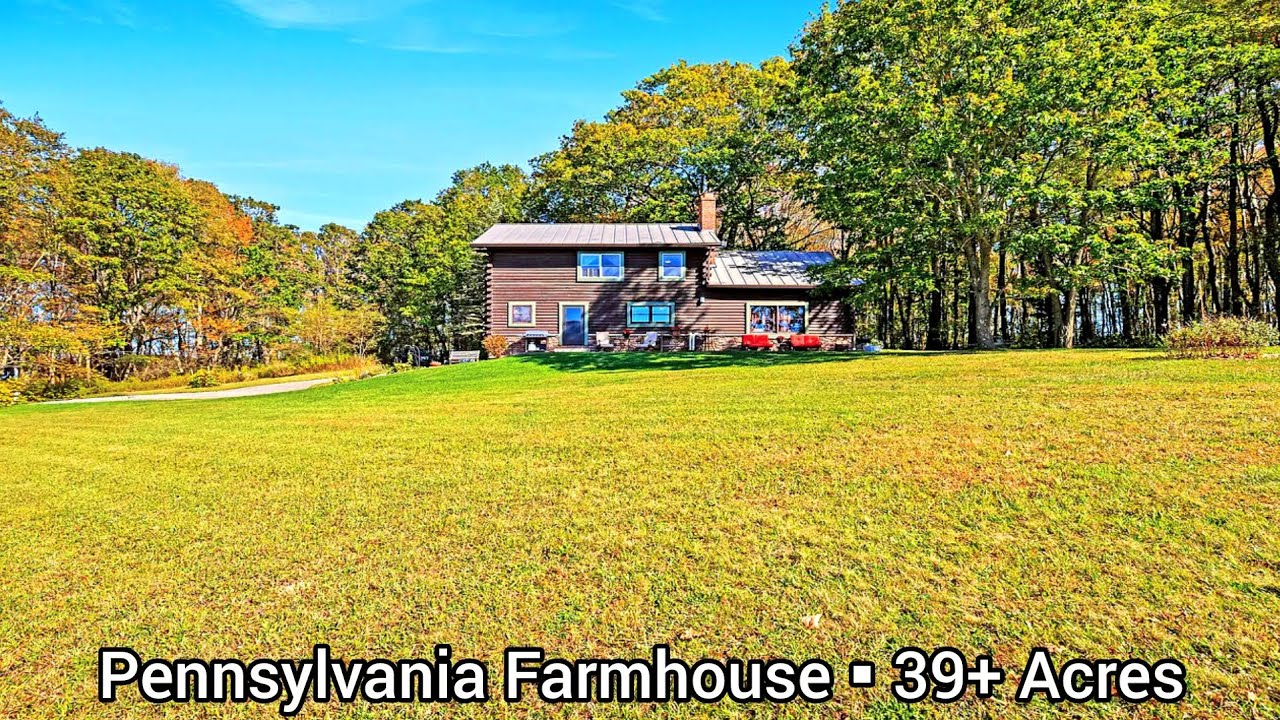 Фермерские дома на продажу в Пенсильвании | Более 39 акров | Земельные участки на продажу в Пенси...