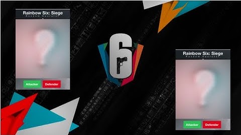 RANDOM OPERATOR CHALLENGE *UPDATED*  - Rainbow Six Siege