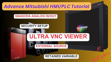 GX Works 2 and GT Designer Tutorial for PLC Q Programming and HMI GOT Design with VNC Viewer