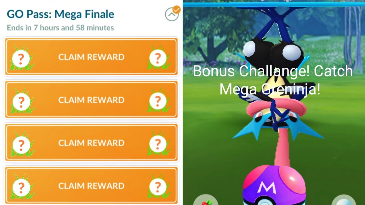 Mega Greninja & Mega Finale Go Pass Rewards || PokemonGo - YouTube