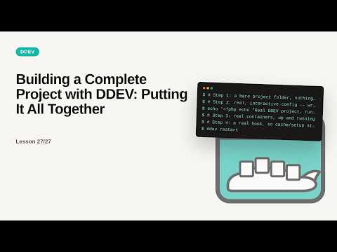 Building a Complete Project with DDEV: Putting It All Together | DDEV Tutorial for Beginners