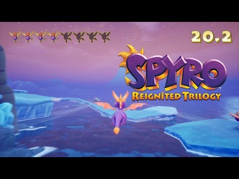Spyro Reignited Trilogy - Spyro 2: Ripto's Rage! 100% Walkthrough Part 19 - Icy Speedway