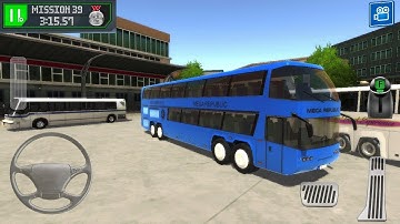 Bus Station: Learn to Drive! | Double Decker Bus Driving Simulator Games 2018 - Android GamePlay