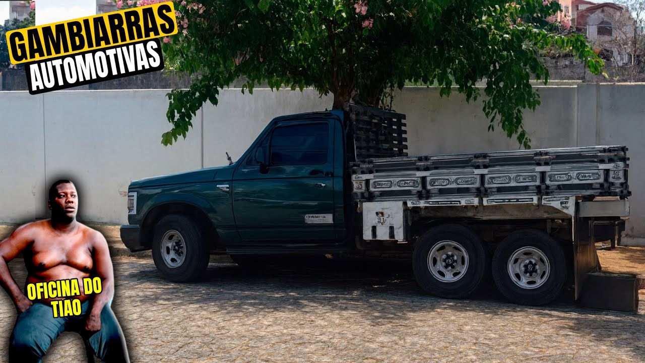 SE NÃO FILMASSE NINGUÉM ACREDITAVA NA GAMBIARRA QUE O TIÃO INVENTOU NESSE CARRO 😂