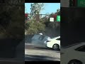 Caught on Camera: Hit-and-Run Driver Gets Instant Karma After Flipping Off Witness!