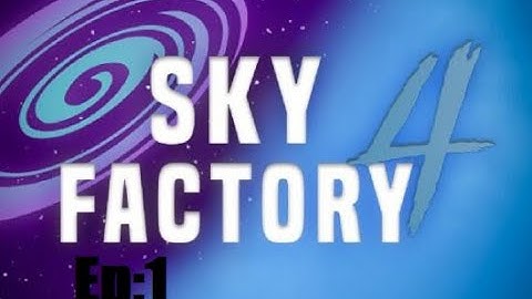Dirt Tree!!!! SkyFactory 4! Ep:1