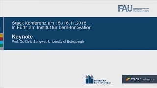 STACK Conference - Keynote by Prof. Dr. Chris Sangwin