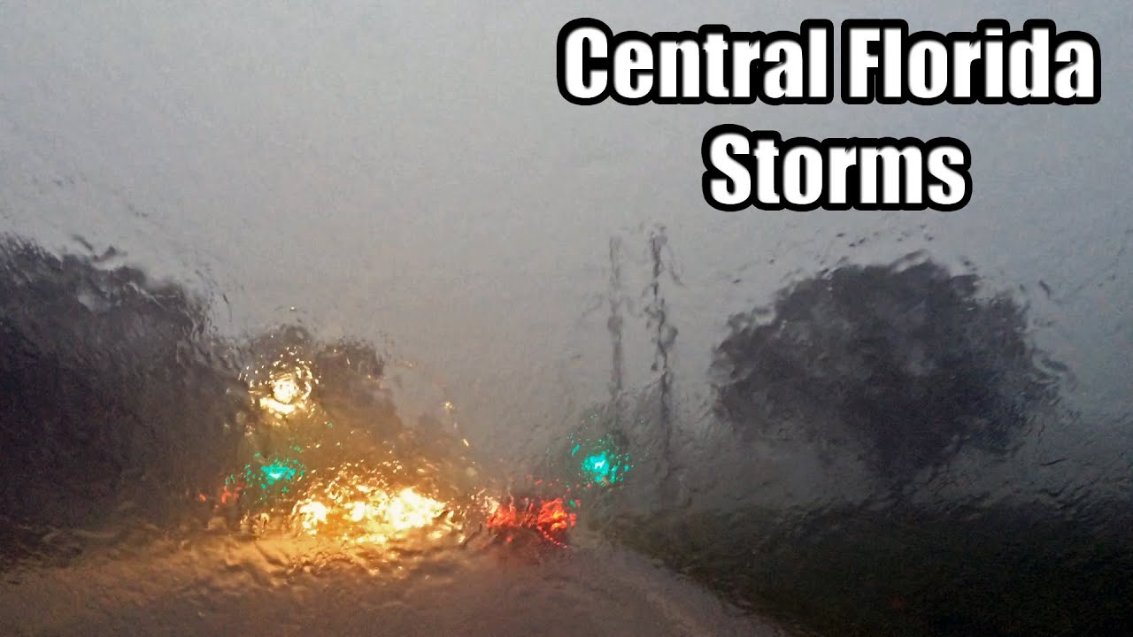 Central Florida Storms come out of nowhere | Driving in a storm - YouTube