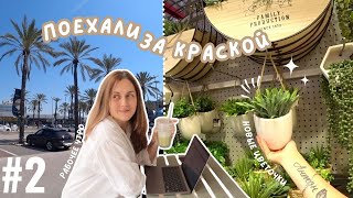 #2 vlog: поехала за краской