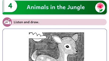 3rd std English Malar Term 2 unit 4  workbook answers/ 3rd english Animals in the jungle answers 
