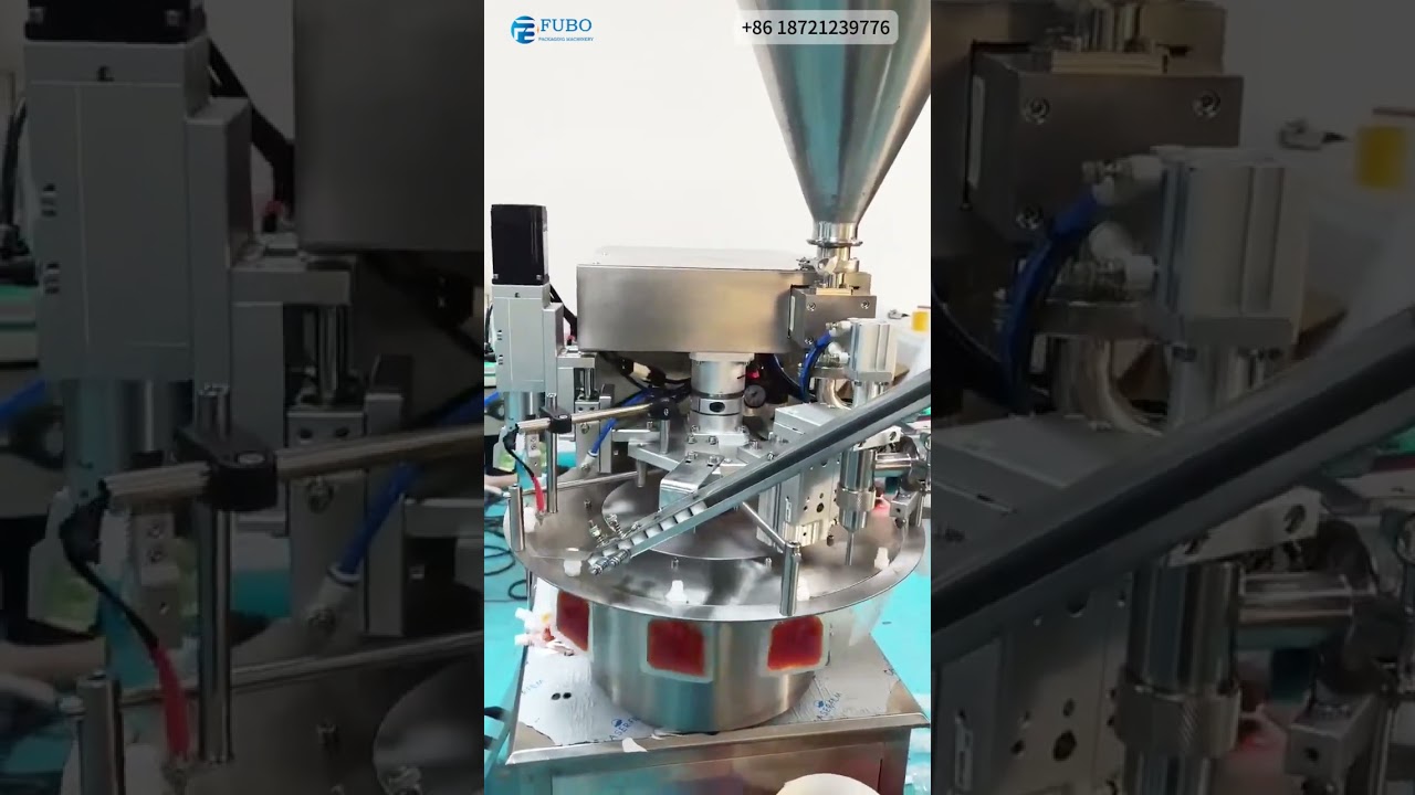 Spout filling capping machine | Premade Spouted Pouch Filling and Capping Machine