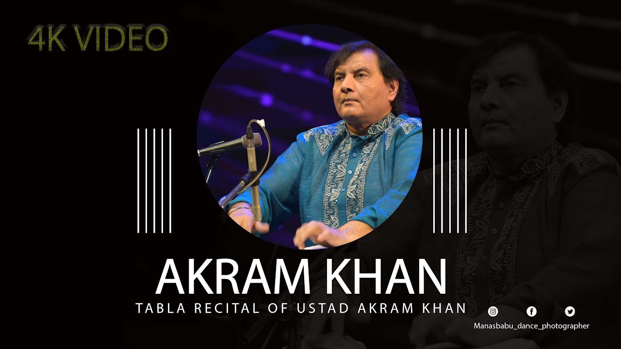 Tabla Recital of Ustad Akram Khan \\ 4k Video \\ #tabla #tablalover ...