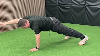 Rotating Toe Tap w/ Overhead Reach