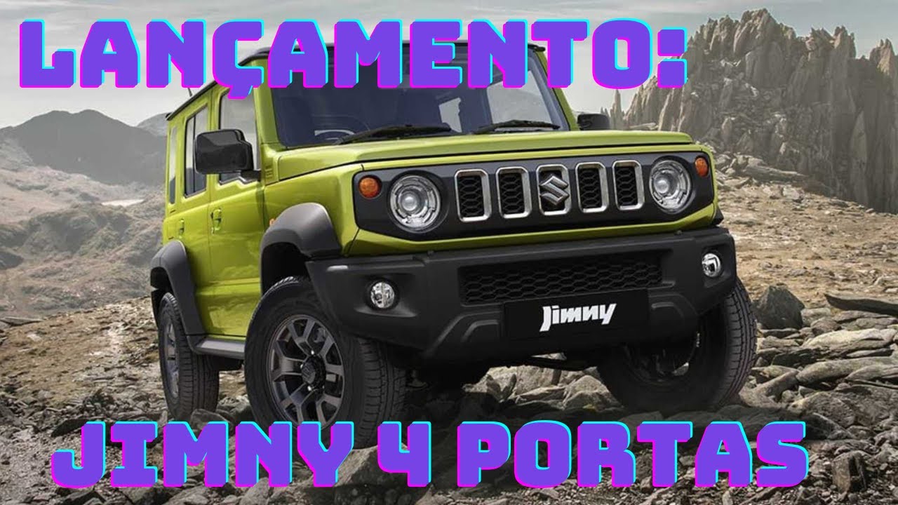 Suzuki Jimny de 4 portas é revelado e deve ser lançado no Brasil