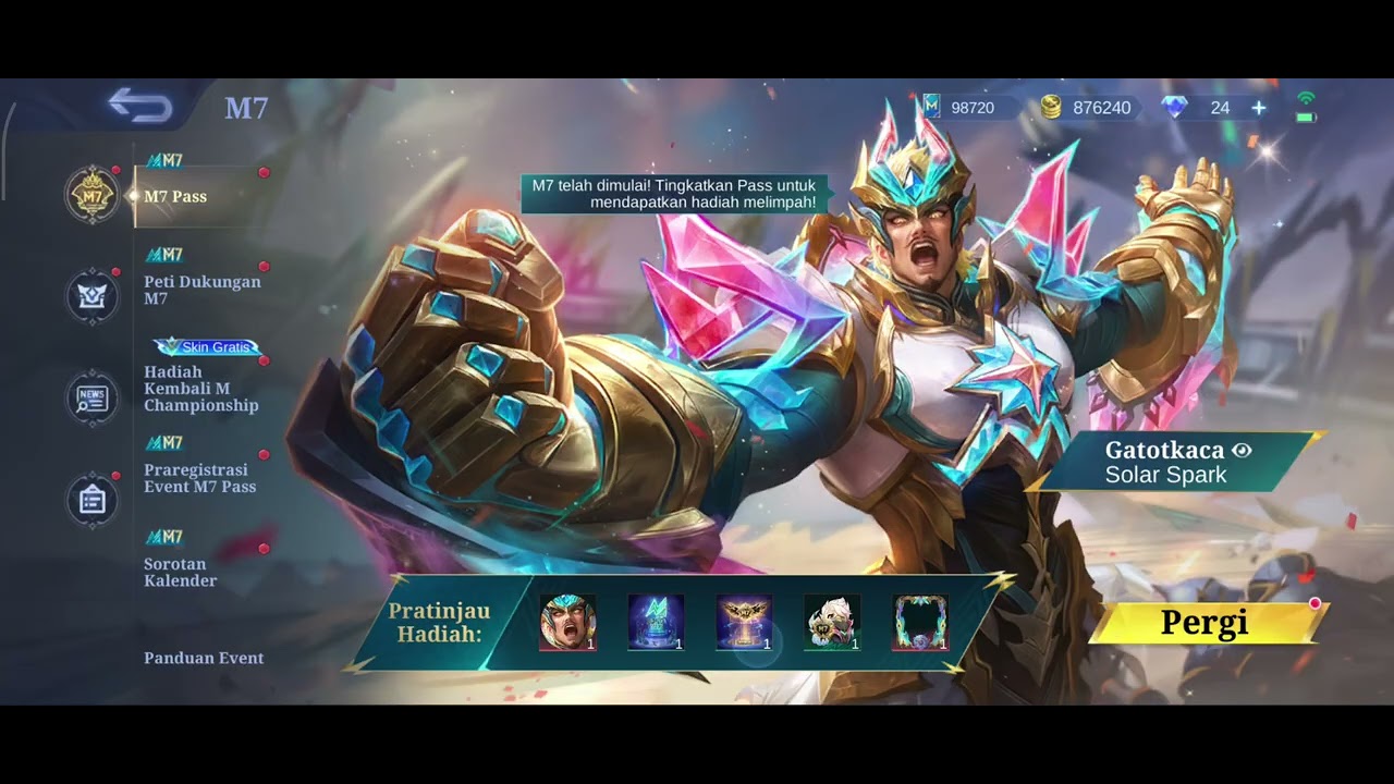 Sebelum bisa gacha diskon harian ke 28 "750 dm".