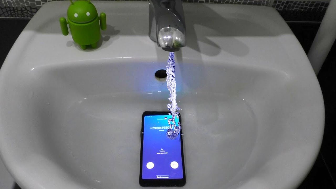 ‼️Samsung Galaxy A8 Incoming Call Underwater💧