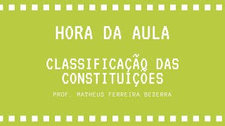 Classificação das Constituições