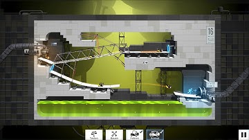 Bridge Constructor Portal - Level 16 - Konvoi