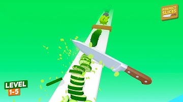 Perfect Slices (Level 1-5) Android Gameplay