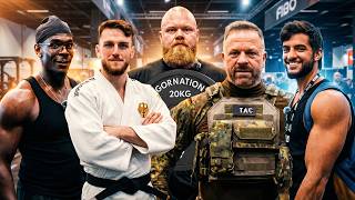 We Tested the Strongest Athletes at FIBO
Who is FIBO’s strongest athlete?
Calisthenics athletes, bodybuilders, strongmen, judoka and german armed forces took on one strength challenge to find out.
Who do you think performed best? Watch the video and let us know in the comments!
🌍 Equipment & Clothing in our Online Shop: https://geni.us/gornation-shop
👕 Discover Mens Clothing: https://geni.us/gornation-men
👚 Discover Womens Clothing: https://geni.us/gornation-women
🦍 Discover Equipment: https://geni.us/gornation-equipment
💯 Upgrade your Workout-Equipment:
► Parallettes: https://geni.us/ppdAd
► Pull Up Bars: https://geni.us/pullupbars
► Dip Belt: https://geni.us/premiumdipbelt
► Weight Vests: https://geni.us/weightvests
► Chalk: https://geni.us/x3rKb
► Resistance Bands: https://geni.us/OumFJC
► Workout Rings: https://geni.us/4lRRdF
► Weight Plates: https://geni.us/ironweightplates
🇪🇺 Find the Equipment also on Amazon (EU only):
► Parallettes: https://geni.us/Parallettes-Amazon
► Wall Pull Up Bar: https://geni.us/Wallpullupbar-Amazon
► Pull Up Station: https://geni.us/Pullupstation-Amazon
► Doorway Pull Up Bar: https://geni.us/Doorwaypullup-Amazon
► Dip Belt: https://geni.us/Dipbelt-Amazon
► Weight Vests: https://geni.us/Weightvest-Amazon
► Workout Rings: https://geni.us/Workoutrings-Amazon
► Chalk: https://geni.us/liquidchalk
► Resistance Bands: https://geni.us/resi-bands
Follow @GORNATION:
📸 Instagram: https://www.instagram.com/gornation/
🎥 YouTube: https://www.youtube.com/c/GORNATION
🔔 Get notified about News & Promotions: https://geni.us/gornation-newsletter
*Some of the links are Amazon affiliate links. It doesnt cost you more to buy with them, but it helps us to create more podcast episodes and supports our work to grow the sport.
Thank you for the support & thanks for watching. Without you this wouldnt be possible! We Tested the Strongest Athletes at FIBO