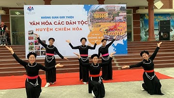 Cô gái Tày nhảy dân vũ cực đẹp - Trẩy hội Cao Bằng - Clb hát then đàn tính xã Trung Hà