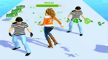 Run Rich 3D 👧🏼🤑 *ALL LEVELS* Gameplay (Android,iOS) | Levels 4-5