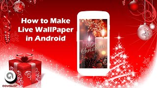 How to make Live Wallpaper Android | Christmas Tree Live wallpaper | Live Wallpaper Android from gif screenshot 3
