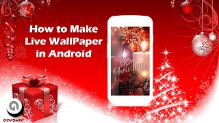 How to make Live Wallpaper Android | Christmas Tree Live wallpaper | Live Wallpaper Android from gif screenshot 1