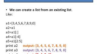 Information list in python for beginners with practical | Index value in List | Create list from existing list News