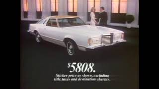 70's Ads 1978 Ford Thunderbird 1977 restoration