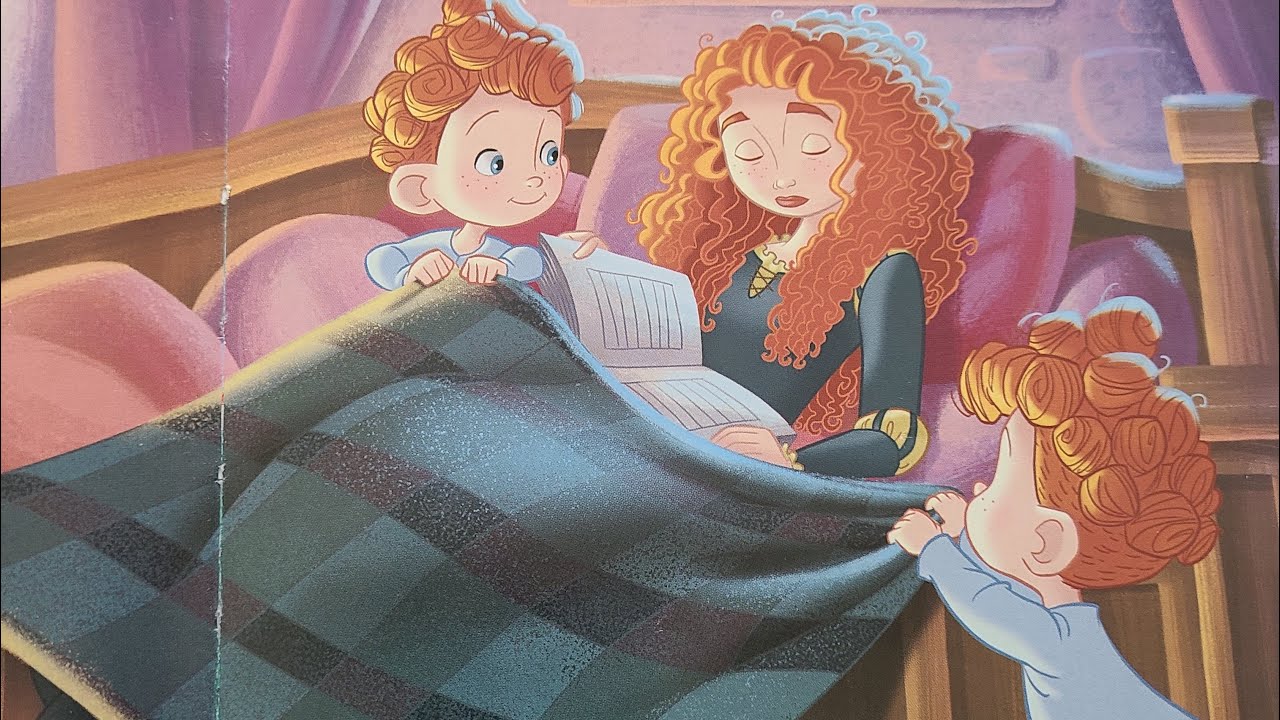 Merida is my babysitter ! Disney Princess stories ! Read aloud books ...