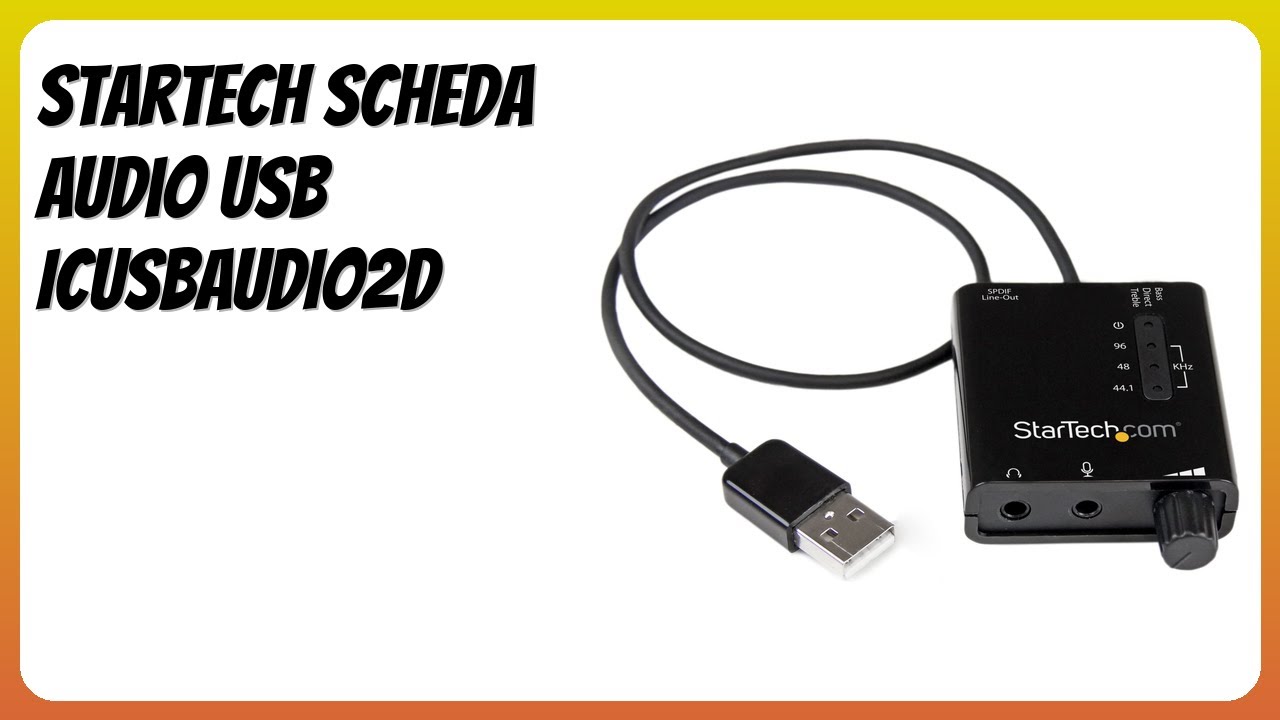 RECENSIONE (2025) : StarTech Scheda audio USB ICUSBAUDIO2D. DETTAGLI