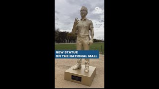 Statue of Binance founder Changpeng Zhao on National Mall