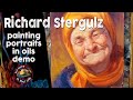 Portrait Painting Oil Techniques with Richard Stergulz | Colour In Your Life