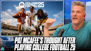 Celebrity Pat McAfee Played College Football 25 & Has Some Thoughts... Profile
