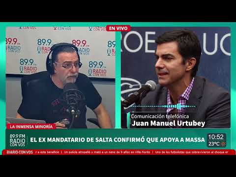 Juan Manuel Urtubey explicó por qué apoya a Sergio Massa en el balotaje