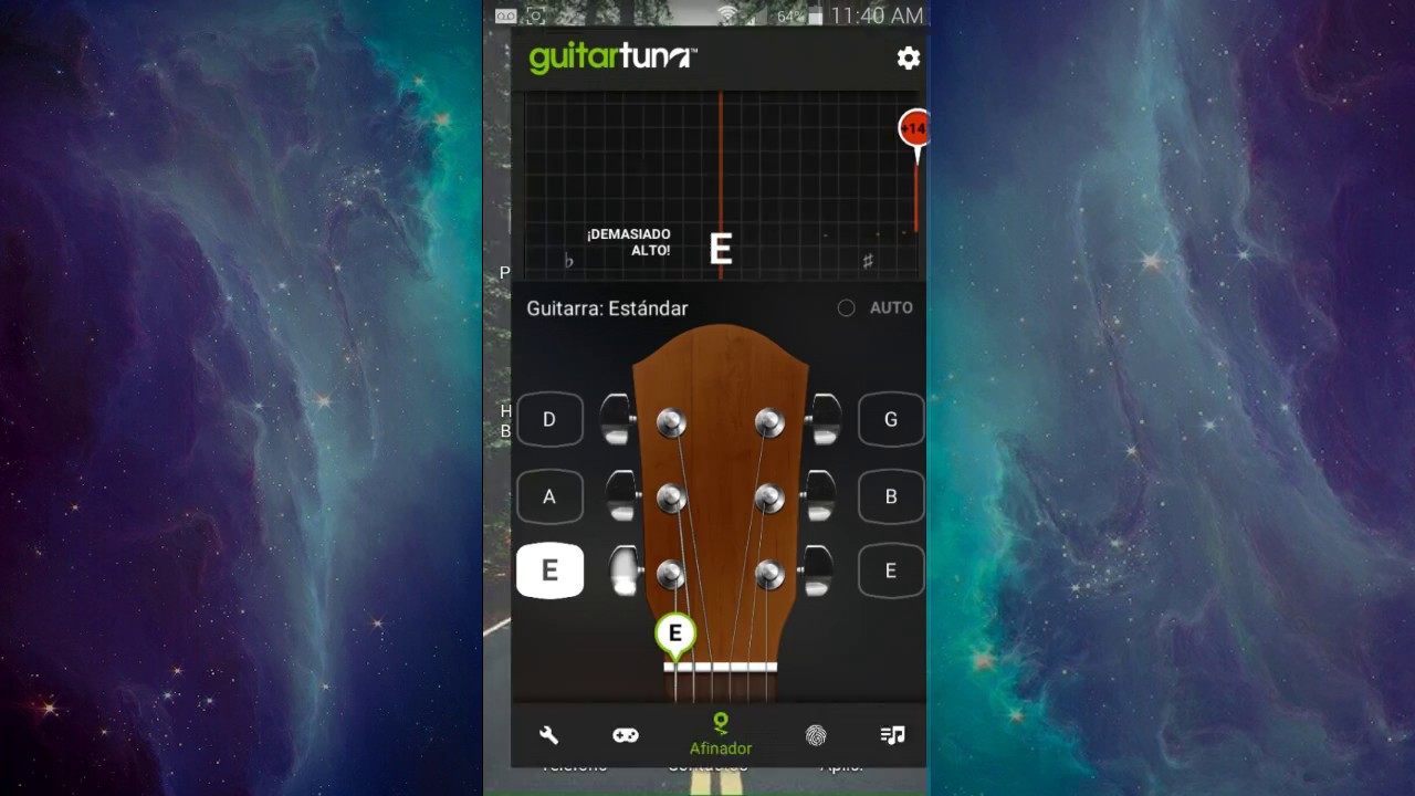 Como afinar guitarra MEDIO TONO ABAJO - YouTube