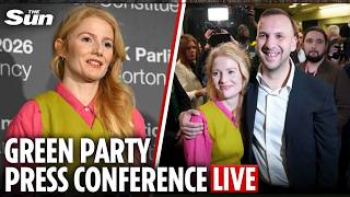 LIVE: Green Party press conference with Hannah Spencer and Zack Polanski