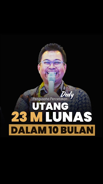 PERTOLONGAN ALLAH ITU NYATA! LUNAS hUTANG 23 MILIAR DALAM 10 BULAN DENGAN PENGHAPUSAN BUNGA & DENDA!