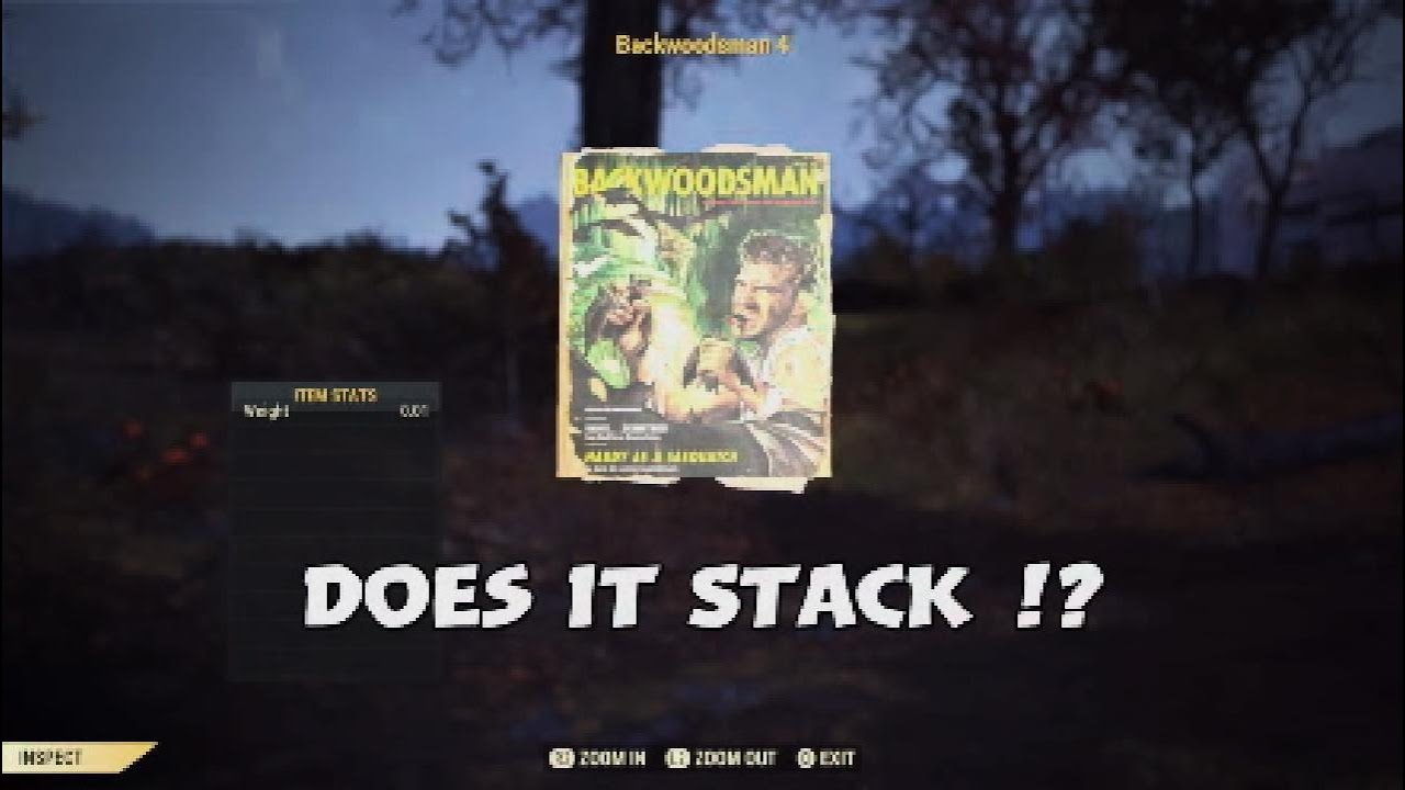 Fallout 76 Backwoodsman 4 [Does it Stack?]