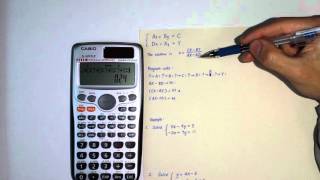 Calculator Program for Simultaneous Equations (Casio 計算機程式 解二元一次方程組) screenshot 4