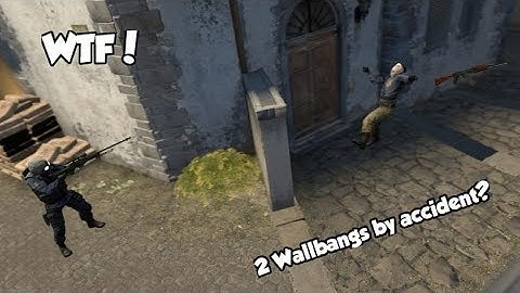 CSGO Fragmovie - 99% luck 1% skill, but insane wallbangs
