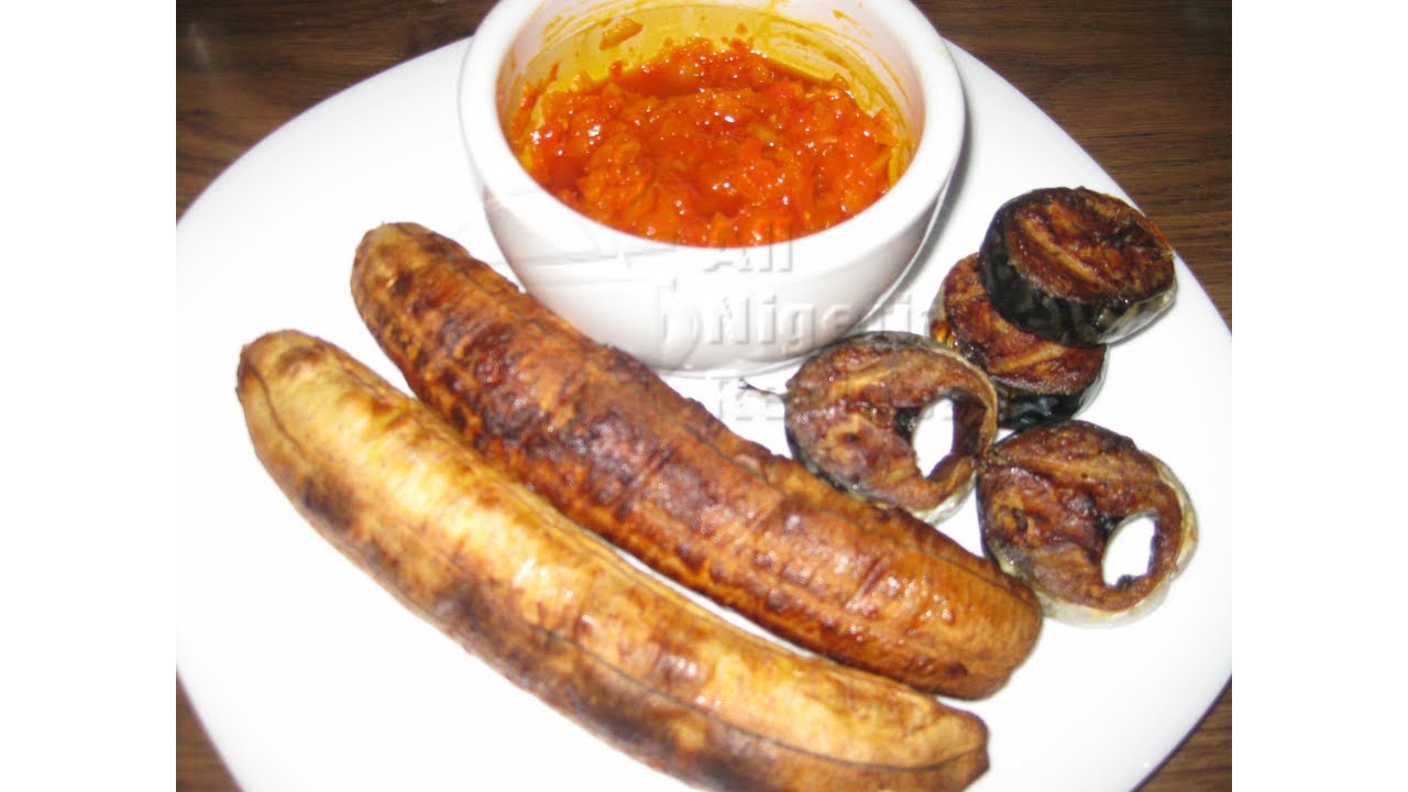 Download Nigerian Boli: Roasted Plantains with Pepper Sauce | Flo Chinyere
